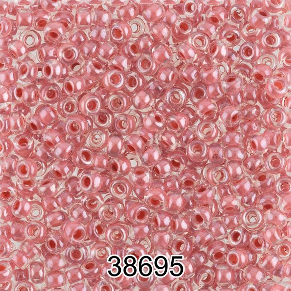 Бисер Preciosa 10/0 (2.3 мм), 500 г, 38695 (Ф439) грязно-розовый