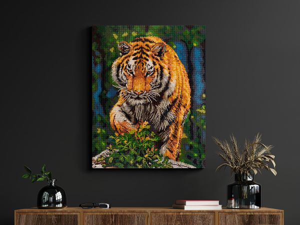 Алмазная (кристальная) мозаика Фрея, Царь Тайги 40х50 см