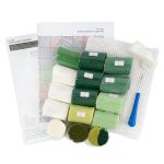 Набор для вышивания нитками Panna, Коврик Тропики, 40х60 см