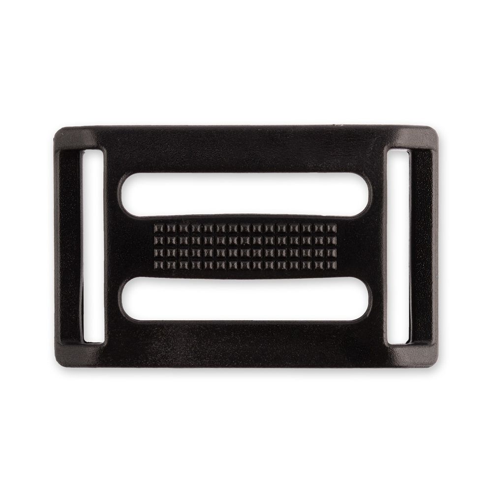 Пряжка регулировочная пластик 20х25 мм, 100 шт, черный, Gamma SAR008