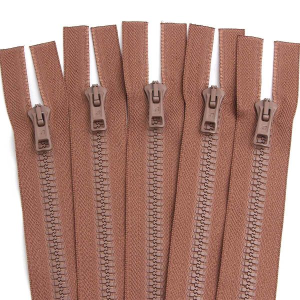 Молния трактор Arta Т6 (6 мм) 1 зам., разъем., 85 см, цв. 072 бежевый, уп.5 шт