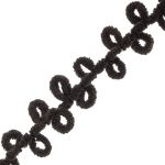 Пряжа Alize (Ализе) Puffy Fine / уп.5 мот. по 100 г, 14м, 1060 черно-серый