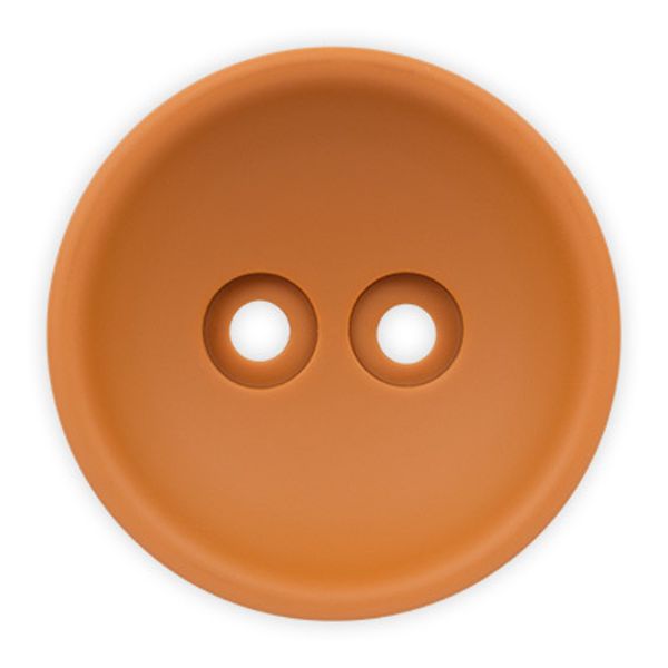 Пуговицы 2 прокола пальтовые 34 мм, 8 шт, D102 терракотовый, Gamma JEY 0018