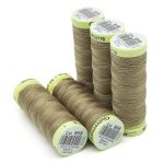 Нитки отделочные Gutermann Top Stitch, 30м, 868 неотбеленный шелк, 5 катушек