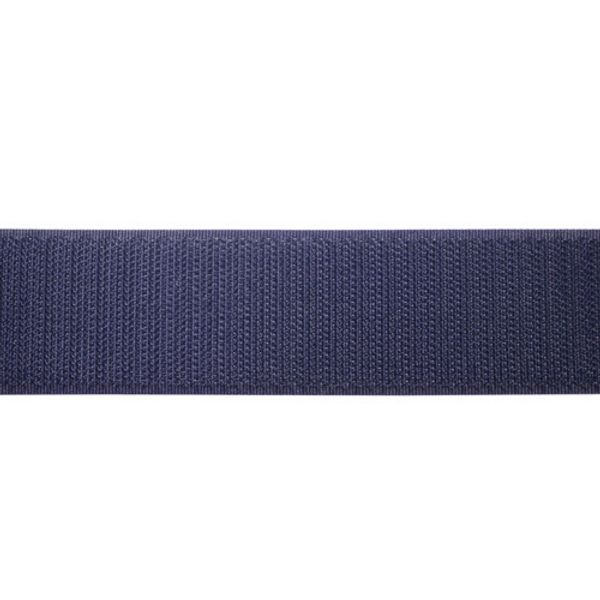 Лента контактная липучка (велкро) пришивная 38 мм / 25 метров, 57 т.синий, /крючок/, кач.