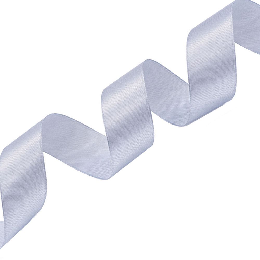 Лента атласная 1-сторонняя 25.0 мм / 22.86±1 метров, 151 серо-голубой, Globus