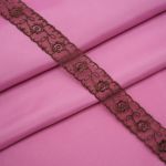 Кружево капроновое 22 мм / 13.71м 0574-1003, цв.A754 коричневый