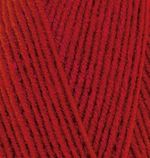 Пряжа Alize (Ализе) Lana Gold 800 / уп.5 мот. по 100 г, 800м, 056 красный