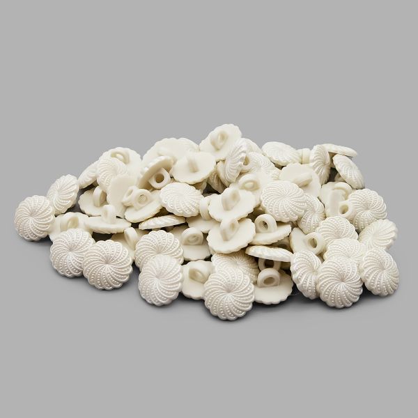 Пуговицы на ножке 24L (Pearl), 72 шт