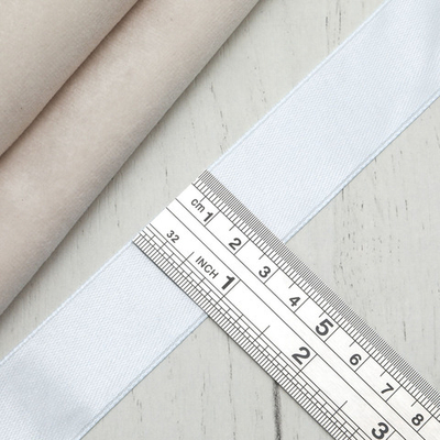 Лента атласная 1-сторонняя 25.0 мм / 22.86±1 метров, 134 св.голубой, Globus