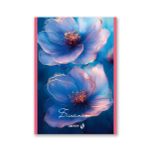 Блокнот на скобе, A5 60 л. 12 шт клетка, Нежные лепестки 01743, Б263 Светоч