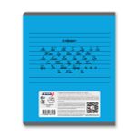 Тетрадь ученическая школьная, выборочный лак, A5 18 л. на скобе 65 г/м², белизна 100% 20 шт линия, 01454 Дрифт, Светоч Т185