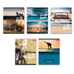 Тетрадь ученическая общая A5+ 48 л. на скобе, белизна 100%, 10 шт, клетка, 000318 Дух свободы, Светоч 48ТСК5_1_3_1