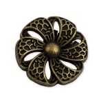 Пуговицы на ножке металл 20 мм, 6 шт, 24 под бронзу, Blitz MB 0252