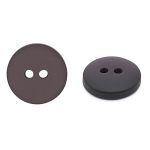 Пуговицы на 2 прокола 18L (11мм), пластик (col.32 темно-коричневый), CR-K18M, 144 шт