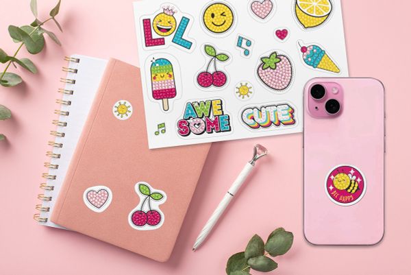 Алмазная (кристальная) мозаика Фрея ALVN-137, наклейки Всё клубнично!, 19.5х14 см