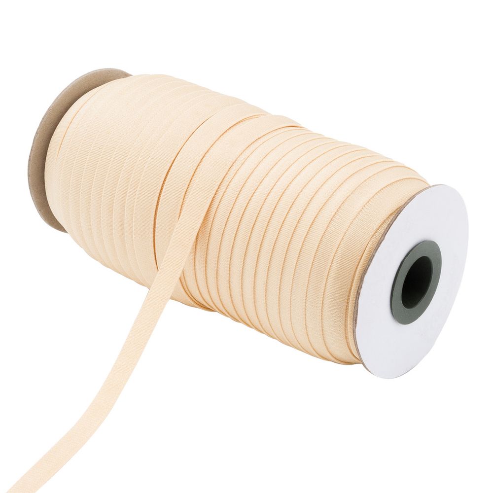 Резинка бельевая (бретелечная) 9.0 мм / 65.8 метров, беж