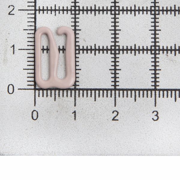 Крючки для бюстгальтера металл 12.0 мм, 20 шт, C344 пудровый, ГВ1009