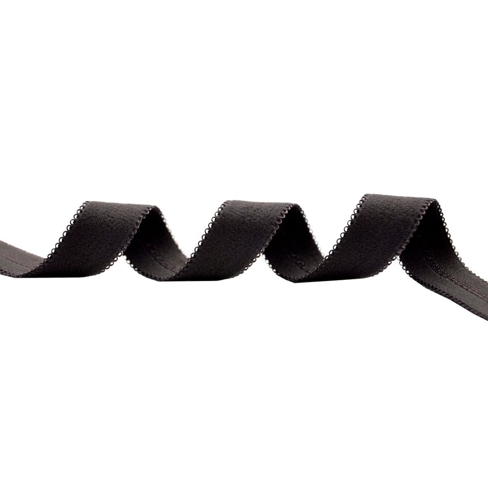 Резинка бельевая (бретелечная) матовая 18.0 мм / 25 метров, фиолетово-коричневый