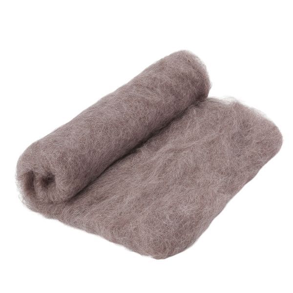 Шерсть для валяния Ангорка 100 г, Камтекс, 113 какао