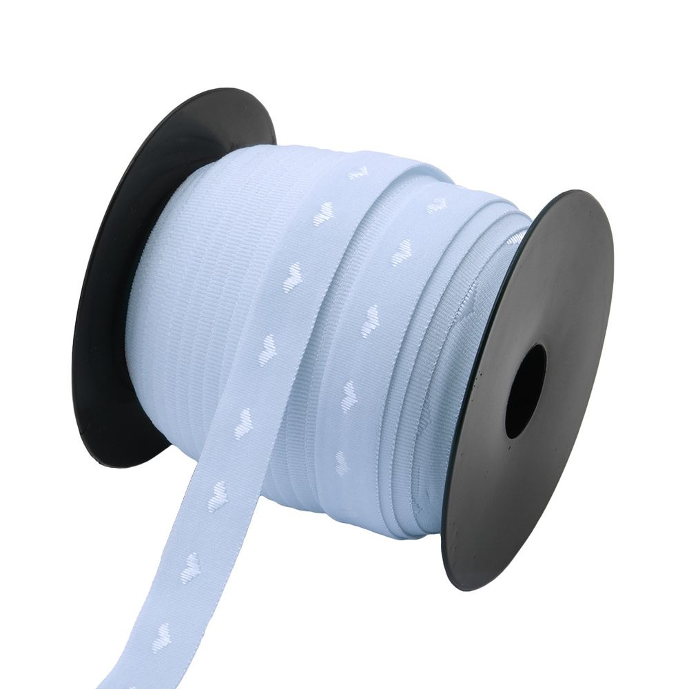 Резинка бельевая (окантовочная) 15.0 мм / 50 метров, тканая, бледно-голубой, ML124015/99/1
