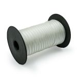 Резинка бельевая (бретелечная) блестящая 10.0 мм / 50 метров, молочный, ML177.010