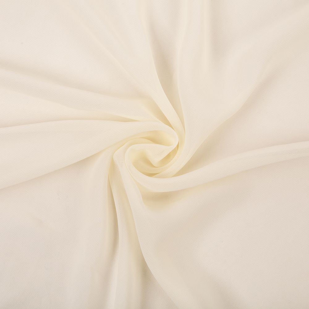 Ткань блузочная Poly Chiffon 84 г/м², 150х147 см, 16 кремовый, Gamma PC-02