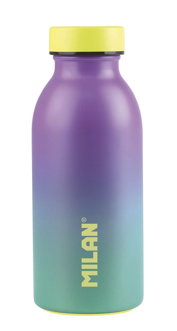 Бутылка металлическая для напитков 354 мл, лиловый, Milan Silver series 643012SN