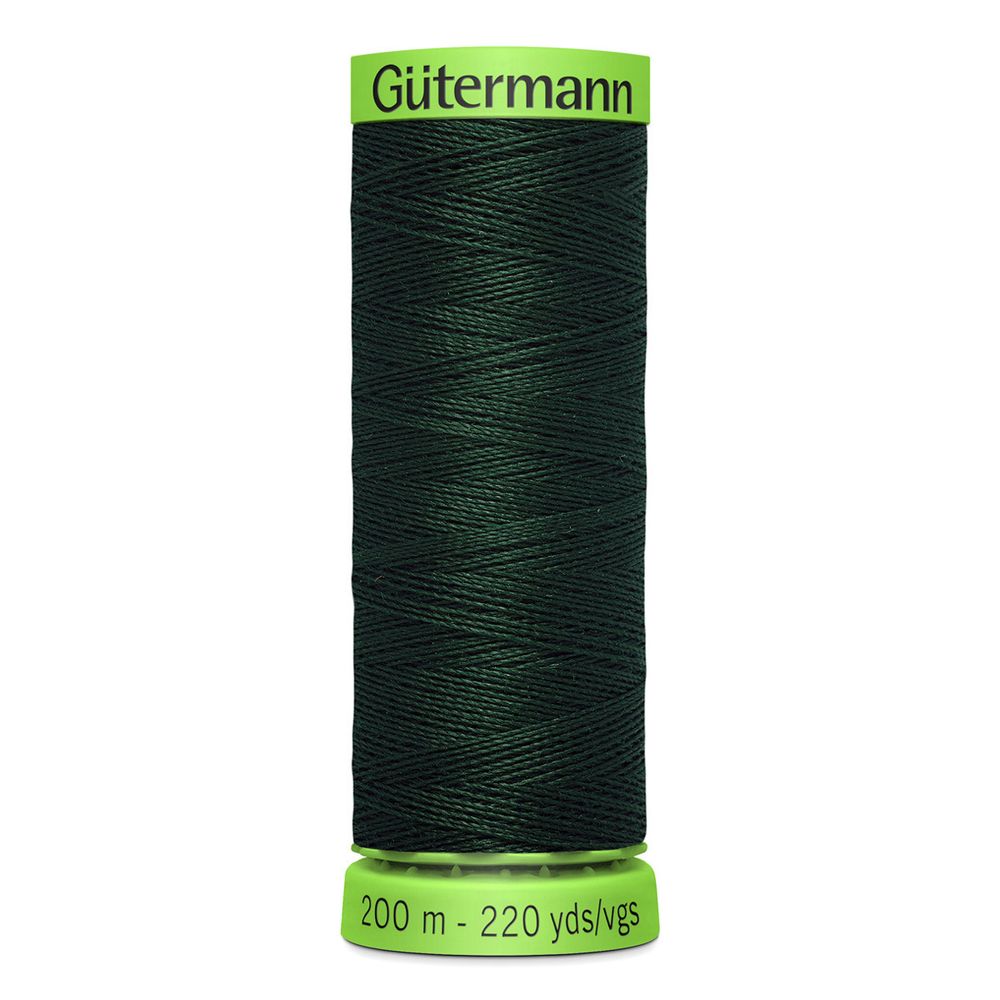 Нитки для тонких тканей Gutermann Extra Fine 150, 200м, 472 т.бутылочный, 5 катушек