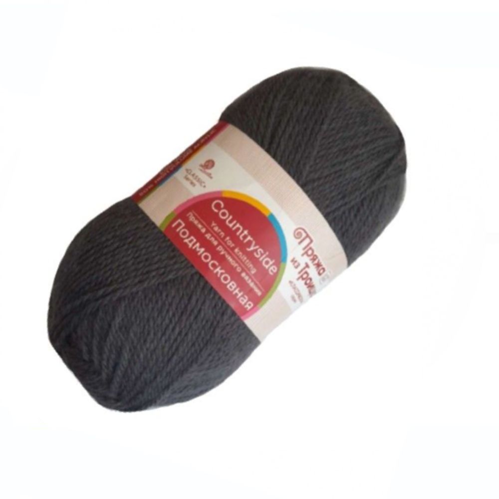 Пряжа Троицкая Подмосковная / уп.10 мот. по 100 г, 250 м, 0393 св.маренго