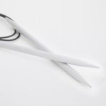 Спицы круговые Knit Pro Basix Aluminum 6 мм / 60 см, алюминий, серебристый, 45329