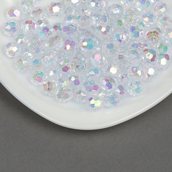 Бусины пластик ⌀10 мм, MG3245-AB.цв.АВ, 500 г, Magic4Hobby