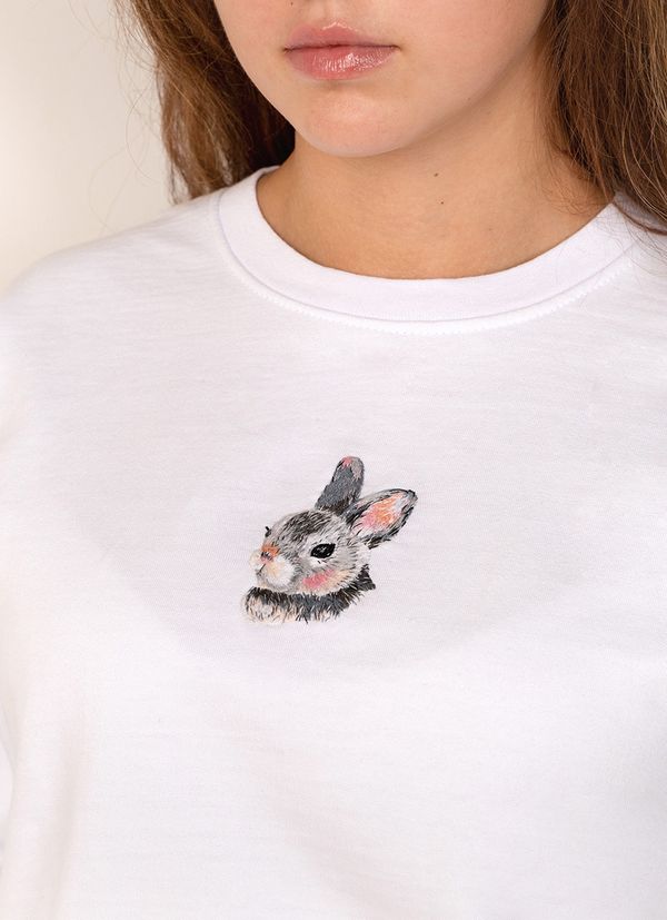 Набор для вышивания нитками Panna, Живая картина. Зайчонок, 11х9 см