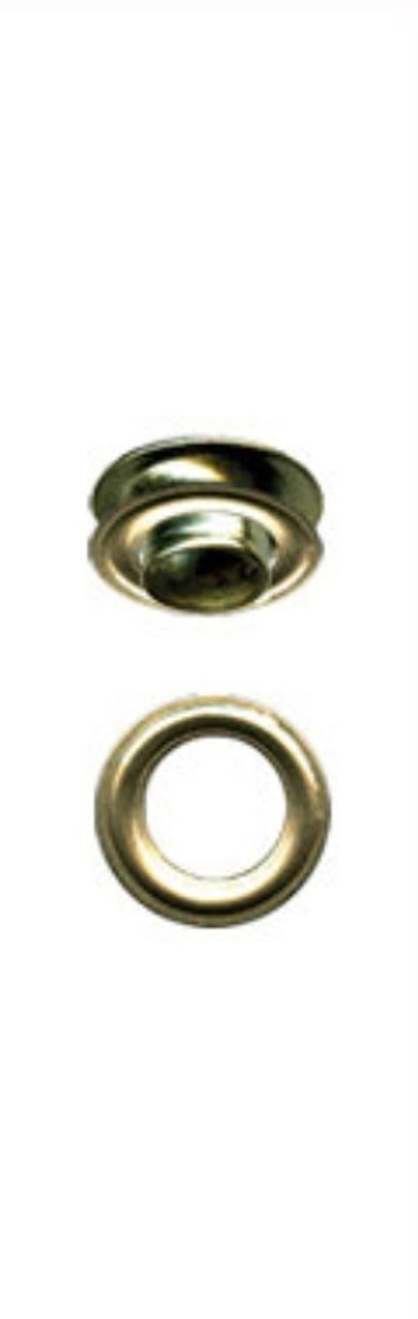 Люверсы металл ⌀_6.0 мм (внутр.), 50 шт (5х10 шт), 04, золото, Gamma №04