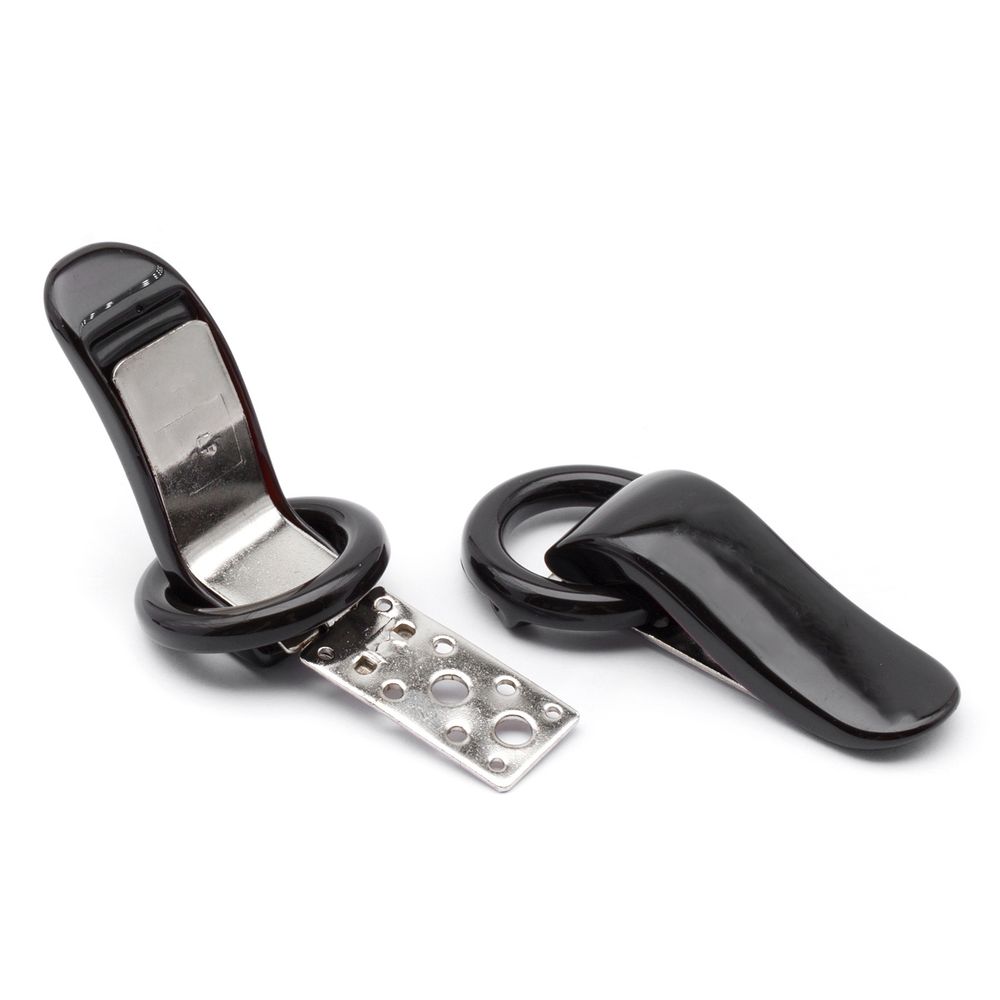 Крючок шубный PQ 55 мм, 4 шт, коричневый