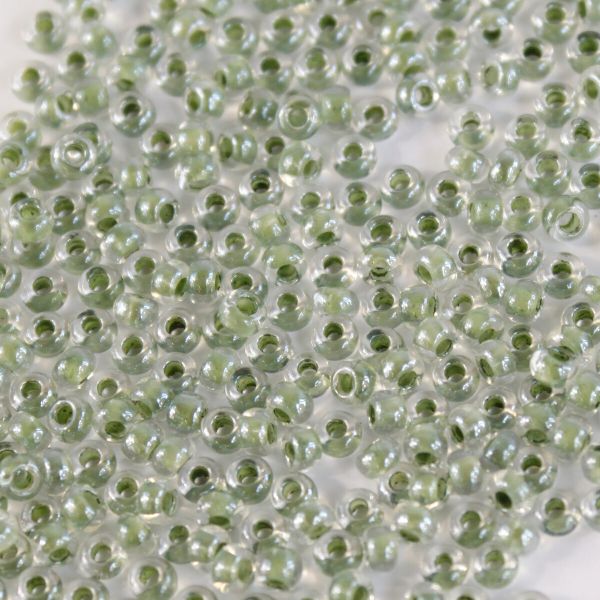 Бисер Preciosa прозрачный с цв.центром и покрытием 10/0, круг.отв, 50 г, (38659)