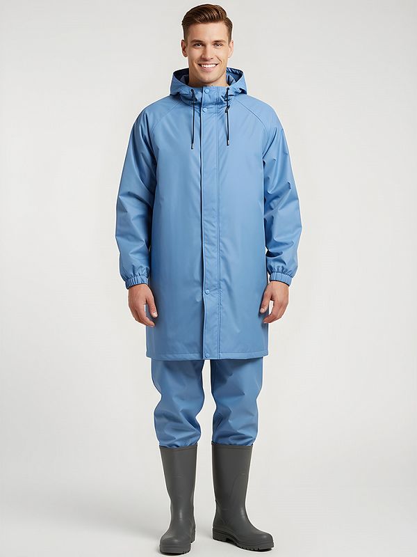 Оксфорд 200D PU1000 78 г/м², 150 см / 5 метров, ОКС.TBY200D.S066.5, S066 голубой