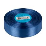 Лента атласная 1-сторонняя 25.0 мм / 33±2 метра, 136 св.синий, Gamma