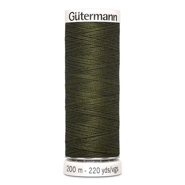 Нитки универсальные Gutermann Sew-all, 200м, 399 серо-оливковый хаки, 5 катушек