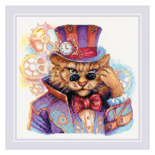 Набор для вышивания нитками Риолис 2278, Сэр Базилио 20х20 см