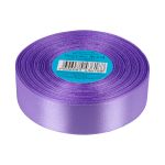 Лента атласная 1-сторонняя 25.0 мм / 33±2 метра, 034 т.сиреневый, Gamma