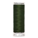 Нитки универсальные Gutermann Sew-all 100 (200 метров), 5 кат. | 597 зеленый хаки