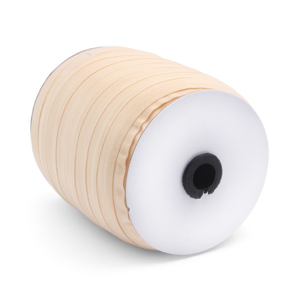 Косая бейка трикотажная 15 мм / 132±1 метра, 0511-0071, C180 бежевый