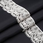 Кружево гипюр (плетёное) 45 мм / 9.14 метров, матовое 571 молочный