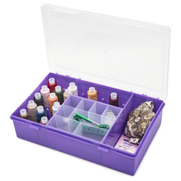 Органайзер для швейных принадлежностей, фиолетовый