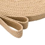 Стропа (ременная лента) 45 мм / 45.72 метра, [75.59 г/пог.м], плетеная вощёная, ZH218 бежевый, 3Al299