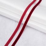 Лента бархатная (тесьма) 06.0 мм / 32.9 метра, 85 темно-красный, 0081-0701