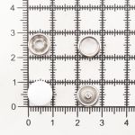 Кнопка рубашечная (джерси) закрытая ⌀9.5 мм, ≈144 шт, МЕТАЛЛ, эмаль, 101 белый матовый, NEW STAR