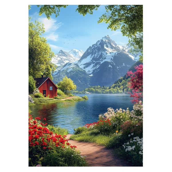 Пазл. Премиальная коллекция 1000 элементов, TOP-PZL-1000/08 Вдали от суеты, Фрея