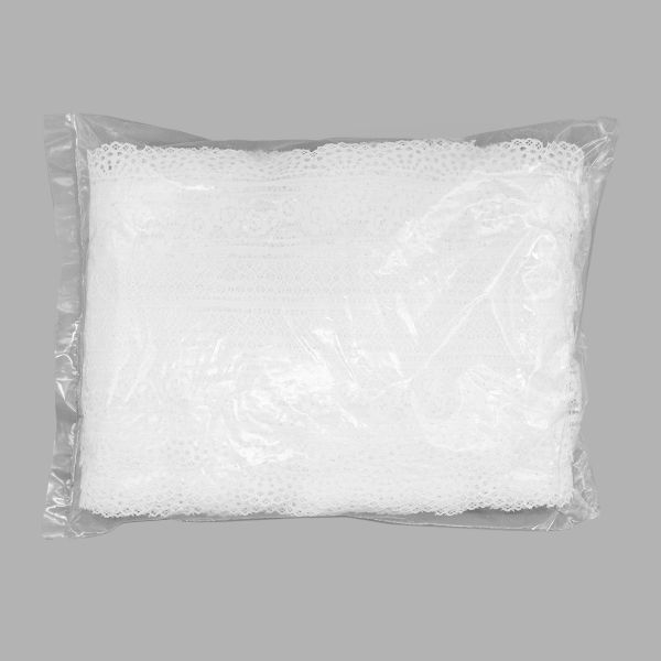 Кружево бельевое эластичное 225 мм / 10 м, белый